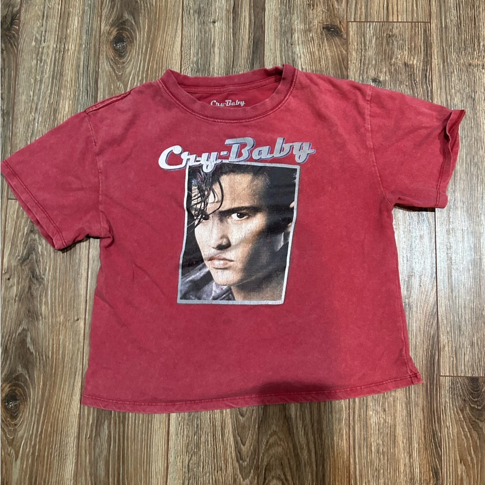 Crop Top with Vintage vibes 90s Crybaby Movie Graphic Design Woman’s Size S
